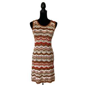 Crochet 70's Vibes Summer Dress - Women's Size XS